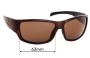 Sunglass Fix Replacement Lenses for Smith Unknown Model - 63mm Wide 
