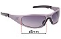 Sunglass Fix Ersatzgläser für Snap On Gasket - 65mm Wide 