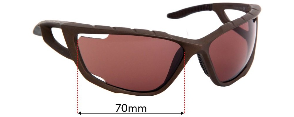 Sunglass Fix Replacement Lenses for Specialized Divide - 70mm Wide