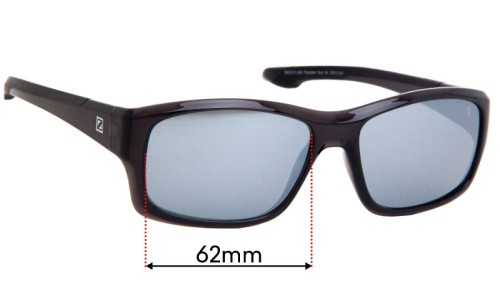 Sunglass Fix Replacement Lenses for Specsavers Twynam Sun Rx  - 62mm Wide 