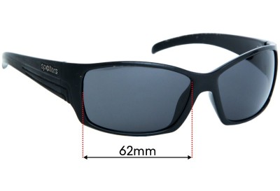 Spotters Fury Replacement Lenses 62mm wide 