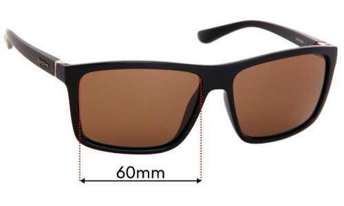 Sunglass Fix Replacement Lenses for Spotters Grayson  - 60mm Wide 