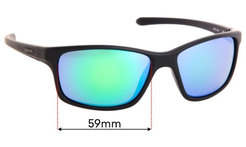 Sunglass Fix Replacement Lenses for Spotters Grit Jnr - 59mm Wide 