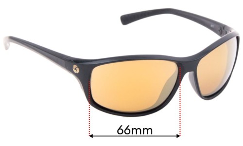 Sunglass Fix Replacement Lenses for Spotters Jett - 66mm Wide 