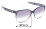Sunglass Fix Replacement Lenses for Spy Optic Clarice - 59mm Wide 