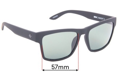 Spy Optic Haight 2 Replacement Lenses 57mm wide 