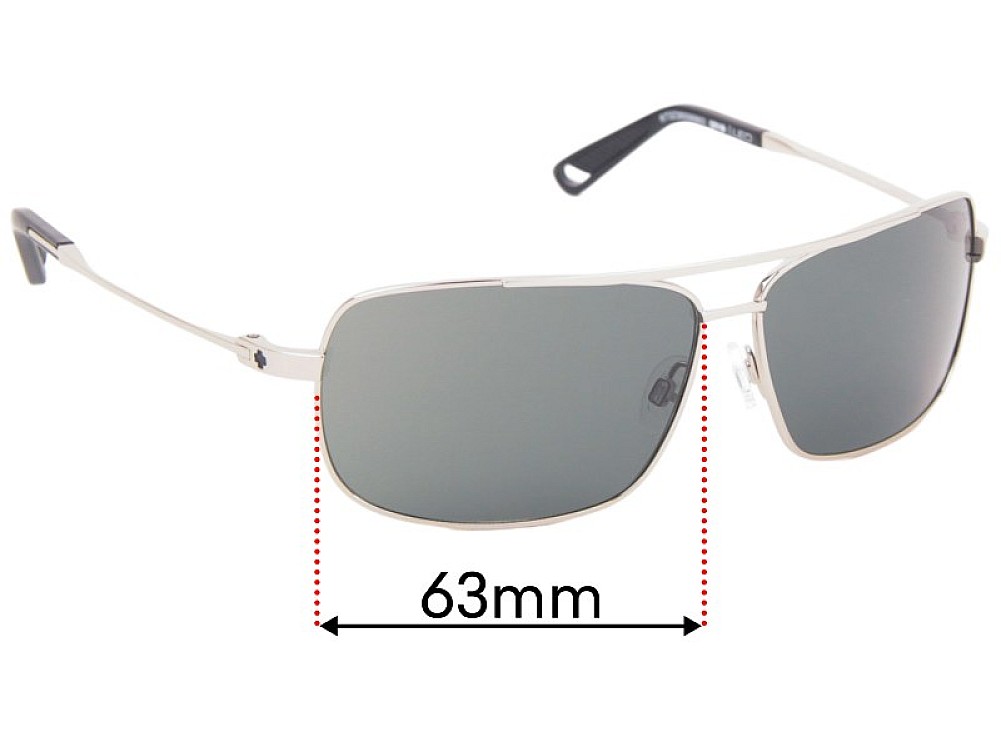 Sunglass Fix Replacement Lenses for Spy Optic Leo - 63mm Wide Sunglass Fix Replacement Lenses for Spy Optic Leo - 63mm Wide