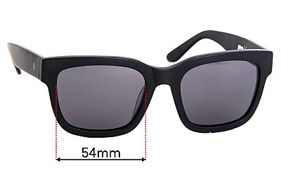 Spy Optic Trancas Replacement Lenses 54mm wide 