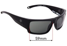 Sunglass Fix Replacement Lenses for Spy Optics Rover - 59mm Wide