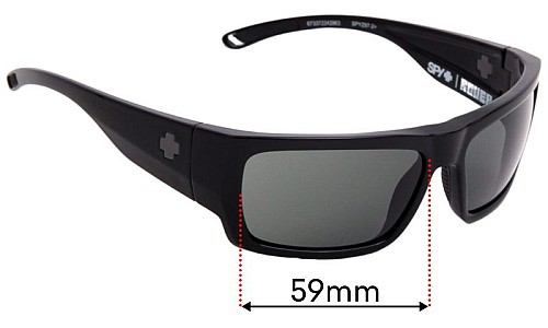 Spy Optic Rover Replacement Lenses 59mm wide 