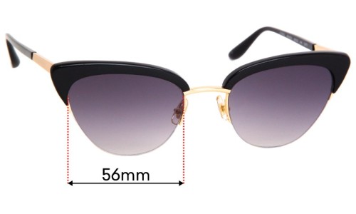 Sunglass Fix Replacement Lenses for Sunday Somewhere Pixie Sun084 - 56mm Wide 