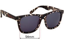 Sunglass Fix Replacement Lenses for Superdry Passenger - 54mm wide