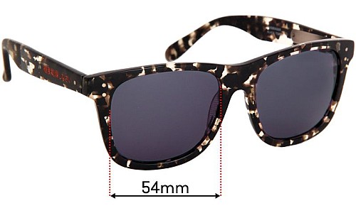 Superdry Passenger Lentilles de Remplacement 54mm wide 