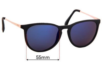  Sunglass Fix Replacement Lenses for Superdry SD Sun Rx 03 - 55mm Wide 