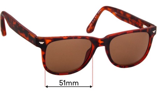 Sunglass Fix Replacement Lenses for Superdry SD Sun Rx 02 - 51mm Wide 