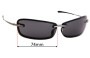 Sunglass Fix Replacement Lenses for Thierry Mugler  6536  - 74mm Wide 