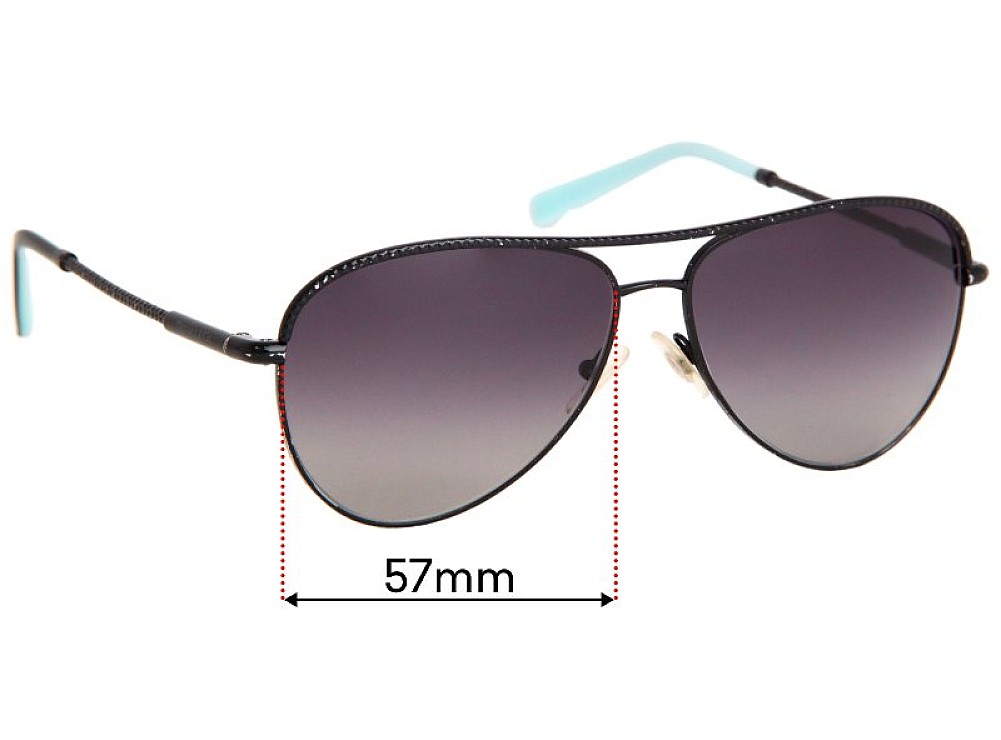 Sunglass Fix Replacement Lenses for Tiffany & Co TF 3062 Tiffany Diamond Point - 57mm Wide Sunglass Fix Replacement Lenses for Tiffany & Co TF 3062 Tiffany Diamond Point - 57mm Wide