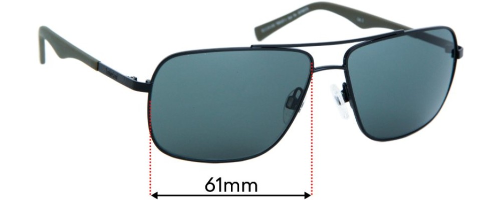 Sunglass Fix Replacement Lenses for Timberland TB9107 Sun RX - 61mm wide