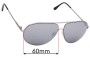 Sunglass Fix Replacement Lenses for Tom Ford Cliff TF450 - 61mm Wide 