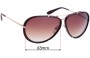 Sunglass Fix Replacement Lenses for Tom Ford Cyrille TF109 - 63mm Wide 