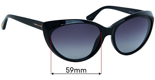 Tom Ford Martina TF231 59mm Replacement Lenses display picture 1