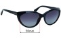 Sunglass Fix Replacement Lenses for Tom Ford Martina TF231 - 59mm Wide 