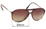 Sunglass Fix Replacement Lenses for Tom Ford Matteo TF254 - 59mm Wide 