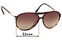 Sunglass Fix Verres de Remplacement pour Tom Ford Matteo TF254 - 59mm Wide 