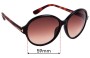 Sunglass Fix Replacement Lenses for Tom Ford Milena TF9343 - 59mm Wide 
