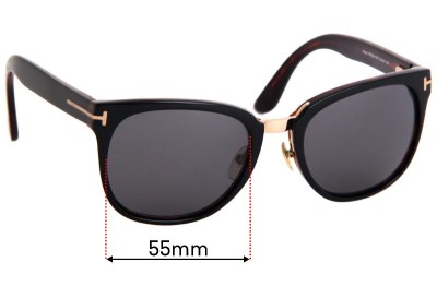 Tom Ford Rock TF290 Replacement Lenses 55mm wide 