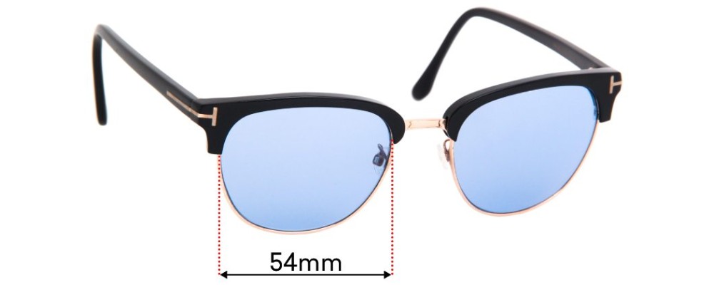 Sunglass Fix Replacement Lenses for Tom Ford TF482-D - 54mm Wide