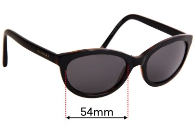 Tommy Hilfiger TH Sun Rx 06 Replacement Lenses 54mm wide 