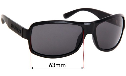 Sunglass Fix Replacement Lenses for Tommy Hilfiger TH 1231/S - 63mm Wide 