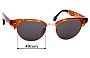 Sunglass Fix Ersatzgläser für Toms  Audra - 49mm Wide 