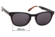 Toms Isa Replacement Sunglass Lenses - 49mm Wide