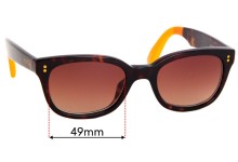 Toms Lyndi Replacement Sunglass Lenses - 49mm Wide