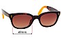 Sunglass Fix Verres de Remplacement pour Toms  Lyndi - 49mm Wide 