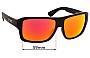 Sunglass Fix Lentes de Repuesto para Tonic Swish - 59mm Wide 