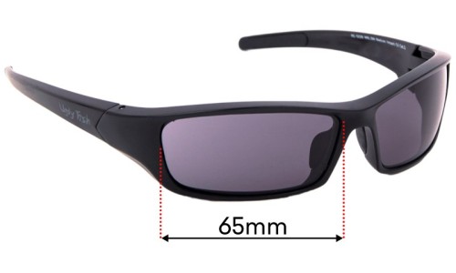 Ugly Fish RS 5228 Replacement Lenses 65mm wide 