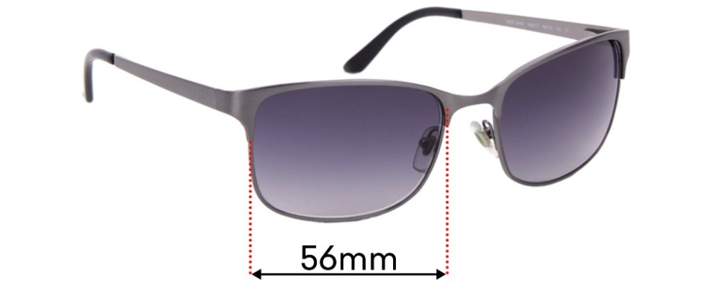 Sunglass Fix Replacement Lenses for Versace MOD 2149 - 56mm Wide