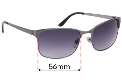 Sunglass Fix Replacement Lenses for Versace MOD 2149 - 56mm Wide 