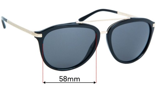 Sunglass Fix Replacement Lenses for Versace MOD 4299 - 58mm Wide 