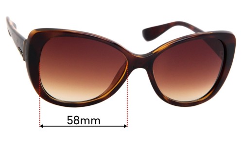 Sunglass Fix Replacement Lenses for Vogue VO 2819-S - 58mm Wide 