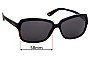 Sunglass Fix Replacement Lenses for Vogue VO2660-S - 58mm Wide 