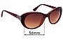 Sunglass Fix Replacement Lenses for Vogue VO2770-S - 56mm Wide 