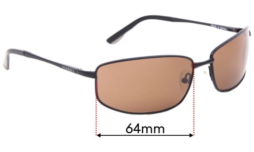 Vuarnet REF192 Replacement Lenses 64mm wide 