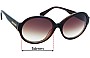 Sunglass Fix Replacement Lenses for Wayne Cooper Oceane - 56mm Wide 