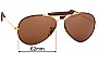 Sunglass Fix Replacement Lenses for Ray-Ban B&L Outdoorsman Leather - 62mm Wide 