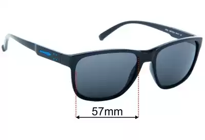 Arnette URCA AN4257 Replacement Lenses 57mm wide 