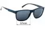 Sunglass Fix Replacement Lenses for Arnette URCA AN4257 - 57mm Wide 